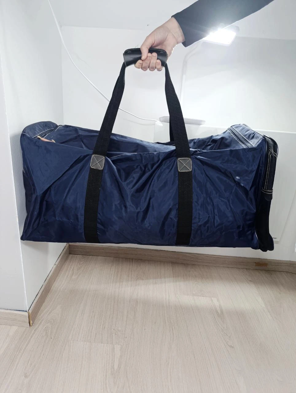Saxoline Sydney Australia Vintage Travel Bag Navy Blue 71cm – photo 2